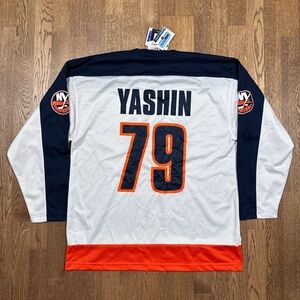 NWT Vintage 90s New York Islanders Alexei Yashin Off The Bench Jersey Mens Large